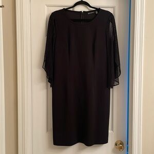Size M Nina Leonard Black dress